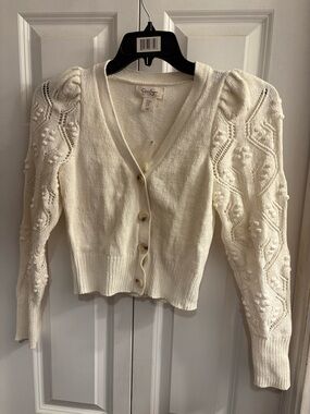 Jessica Simpson cottagecore cardigan size XS new